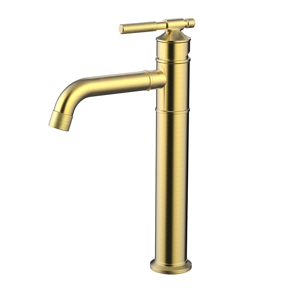 Dawn Single Handle Bathroom Vessel Sink Faucet without Pop-Up Drain, Brass Gold, EB1266293BG