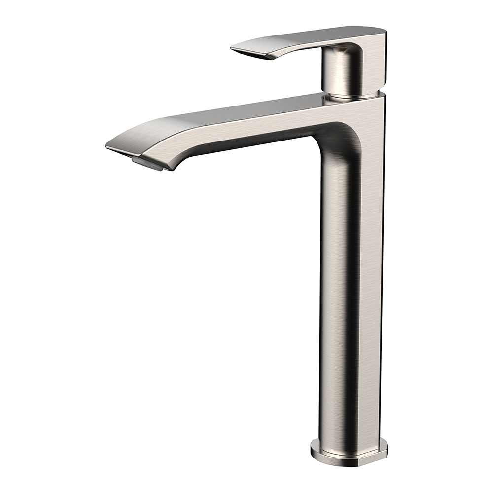 Dawn Single Handle Bathroom Vessel Sink Faucet without Pop-Up Drain, Brushed Nickel, EB1620241BN