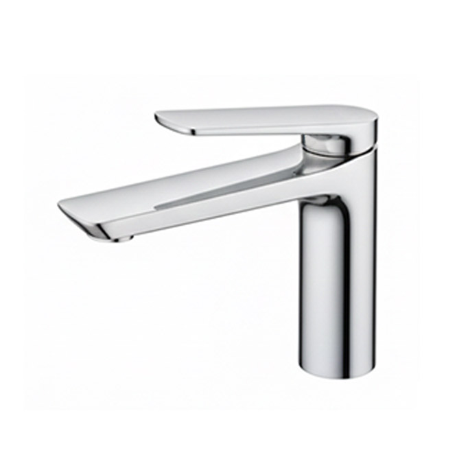 Single Handle Bathroom Faucet with ABS Pop-Up Drain, Chrome, VEC168233C