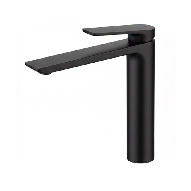Single Handle Bathroom Vessel Sink Faucet with Pop-Up Drain, Matte Black, VEC168U33PA