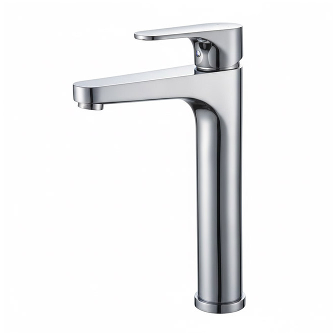 Single Handle Bathroom Vessel Sink Faucet with Pop-Up Drain, Chrome, 19501HLQT(PC)