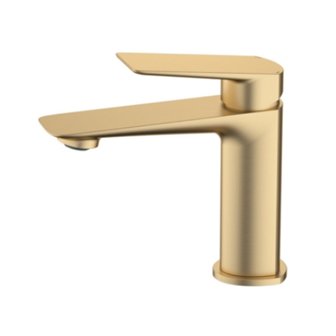 Single Handle Bathroom Faucet with Pop-Up Drain, Brushed Gold, 23301QT(BG)