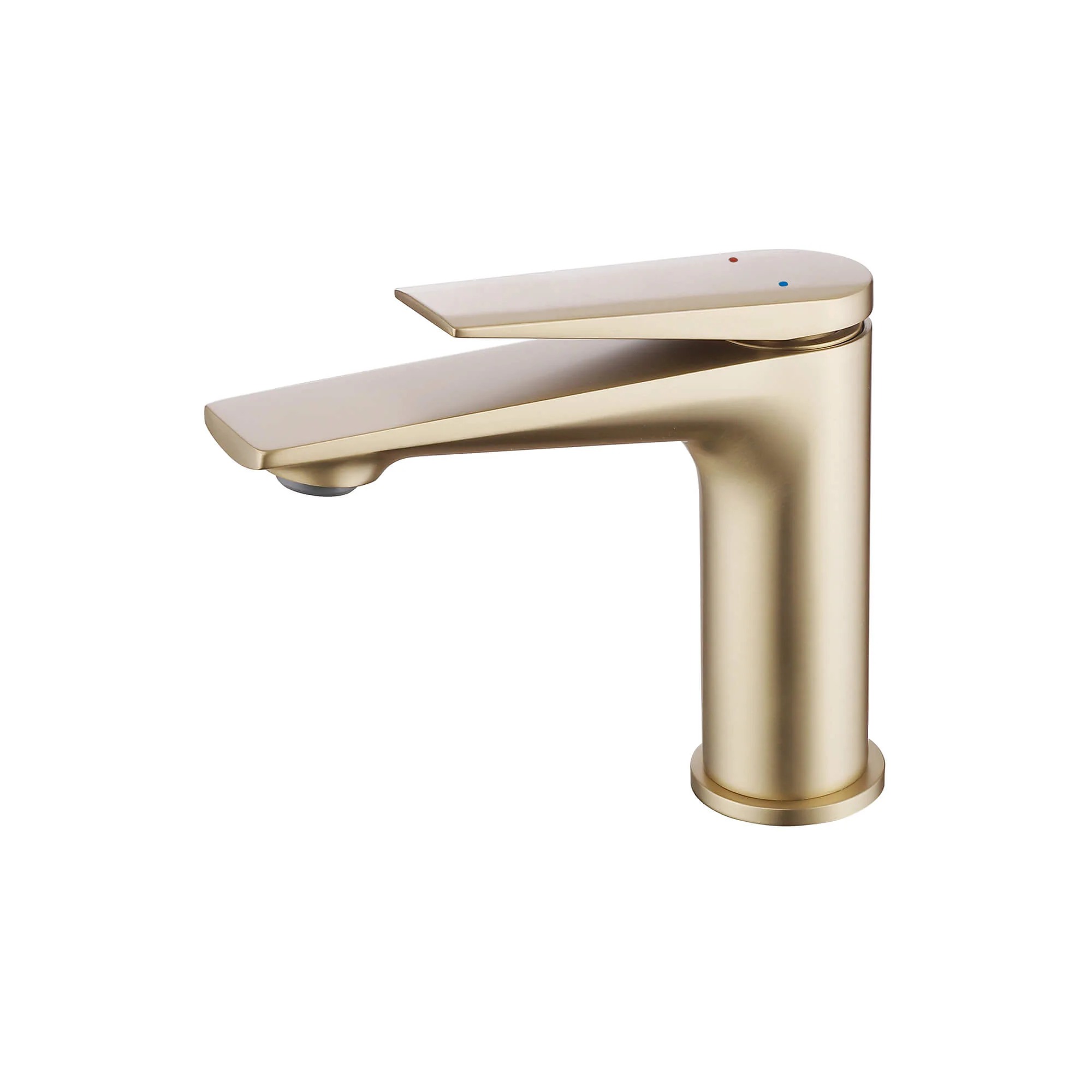 TOM FAUCET Single Handle Bathroom Faucet with Pop-Up Drain, Brushed Gold, TFBF61001BG