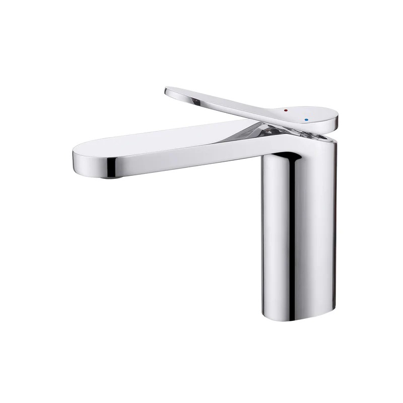 TOM FAUCET Single Handle Bathroom Faucet with Pop-Up Drain, Chrome, TFBF61002PC