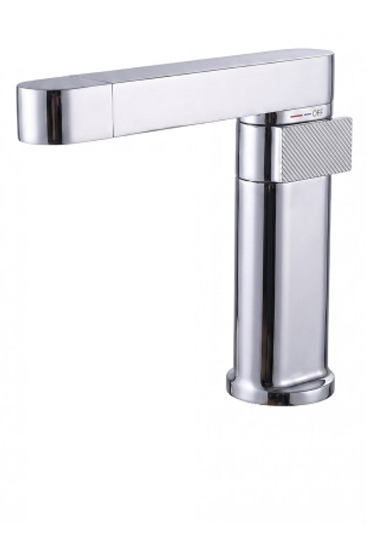 TOM FAUCET Single Handle Bathroom Faucet with Pop-Up Drain, Chrome, TFBF65002PC