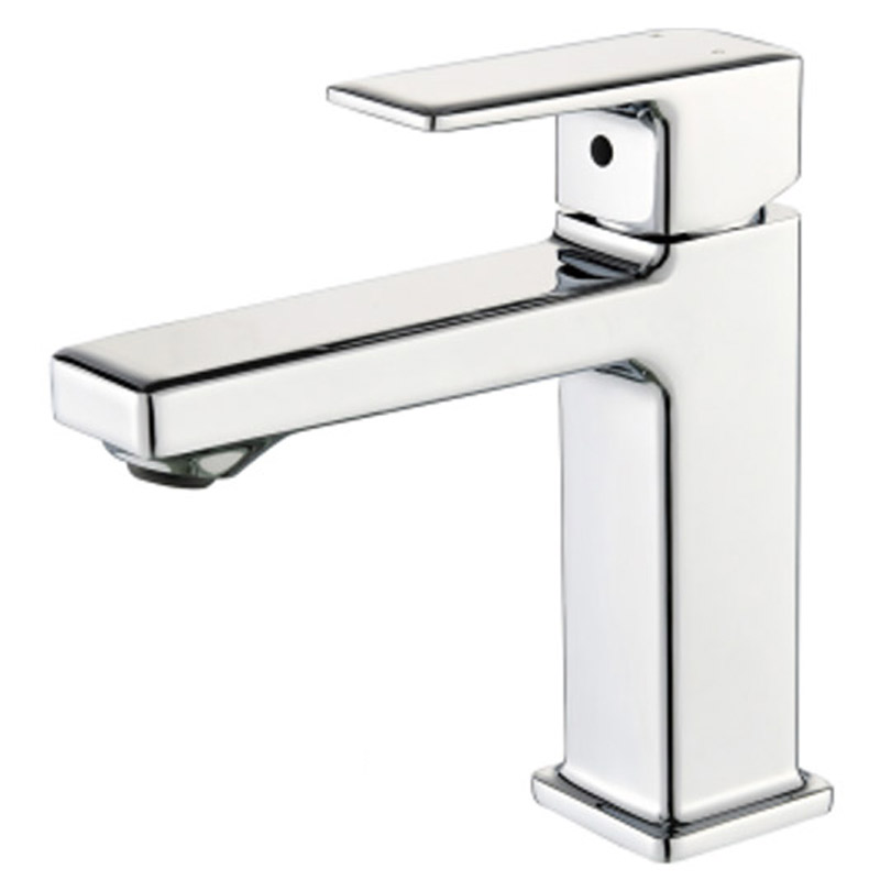 TOM FAUCET Single Handle Bathroom Faucet with Pop-Up Drain, Chrome, TFBF65004PC