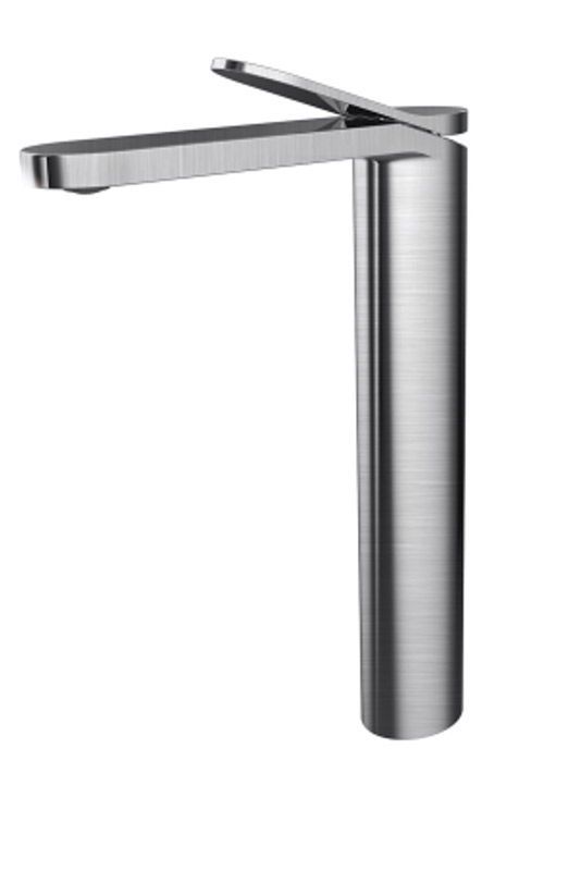 TOM FAUCET Single Handle Bathroom Faucet with Pop-Up Drain, Brushed Nickel, TFHBF61002BN