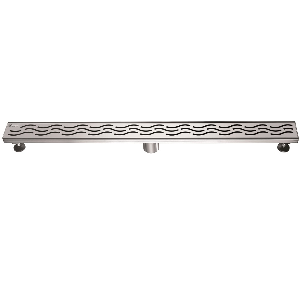 Dawn 36" Linear Shower Drain, Polished Satin LHG360304