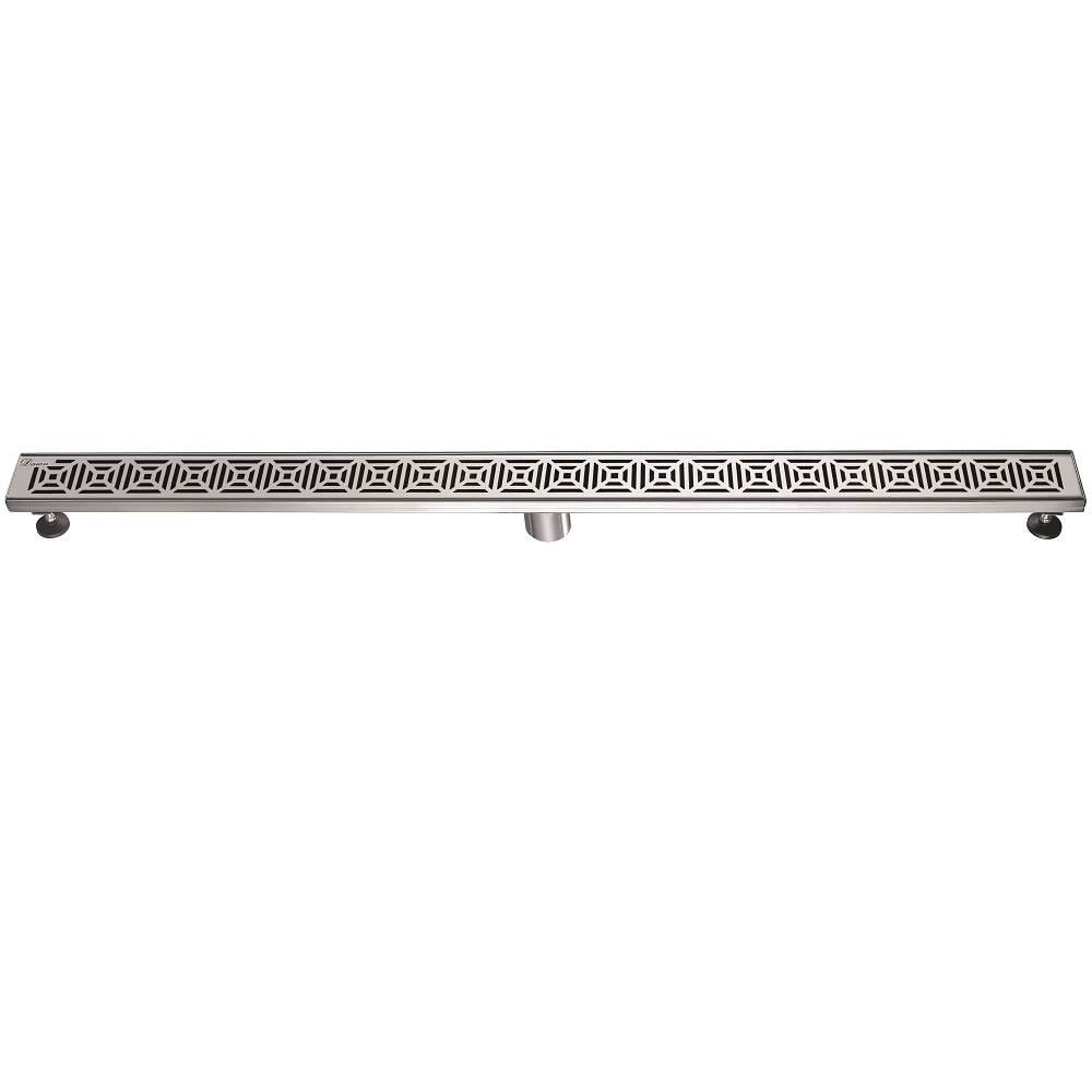 Dawn 47" Linear Shower Drain, Polished Satin LME470304