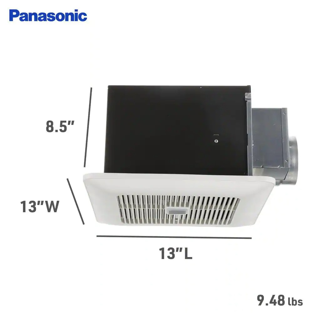 Panasonic WhisperSense® DC™ Ceiling Bathroom Exhaust Fan, 50-80-110 CFM, N/A FV-0511VQC1