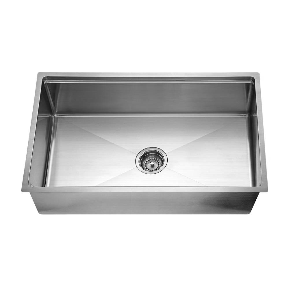 Dawn 32 in. Undermount Single Bowl Stainless Steel Kitchen Sink, DSR3117